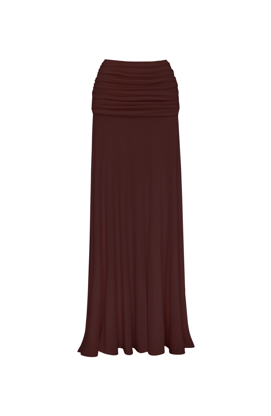 Ray - Two-piece pleated set with a maxi skirt and crop top