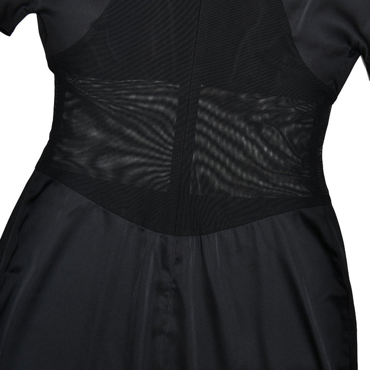 Mesh design maxi dress - Tair