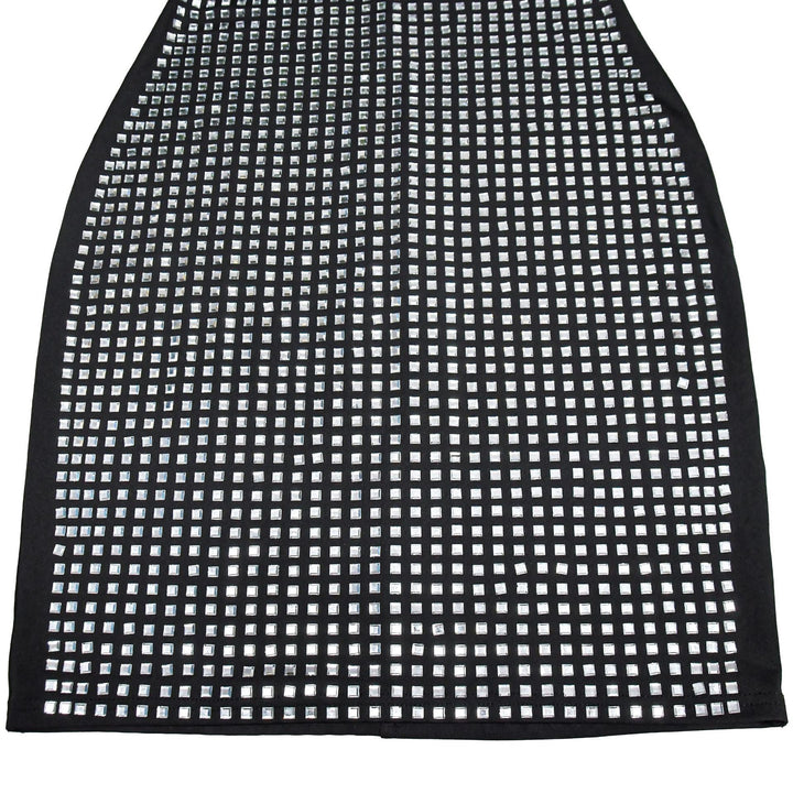 Sparkling rhinestone mini dress with open back - Shayna