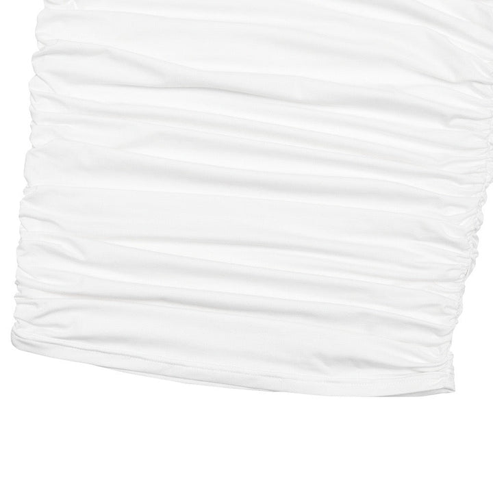 Mesh and corseted midi golf dress - Sean