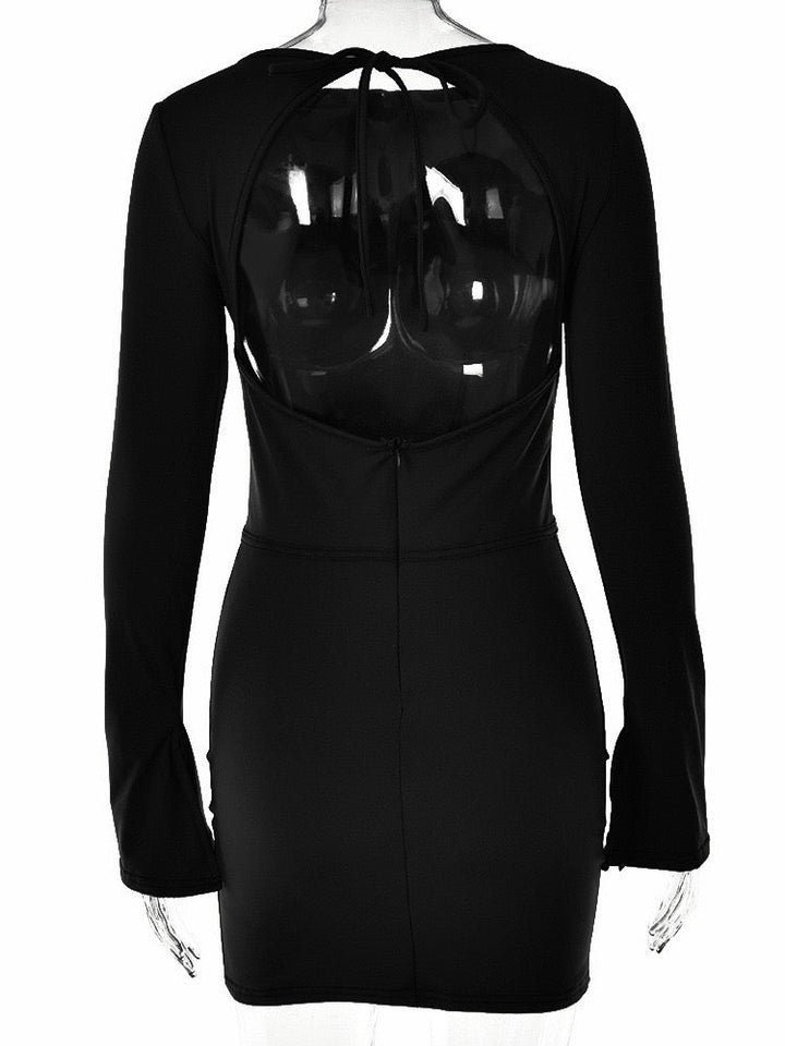 Mini dress with corset design - Ofri