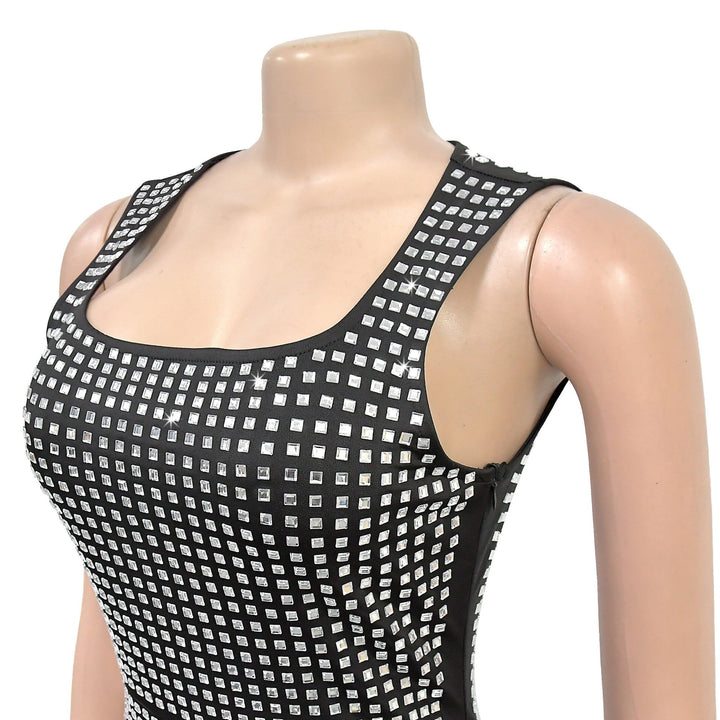 Sparkling rhinestone mini dress - SHON