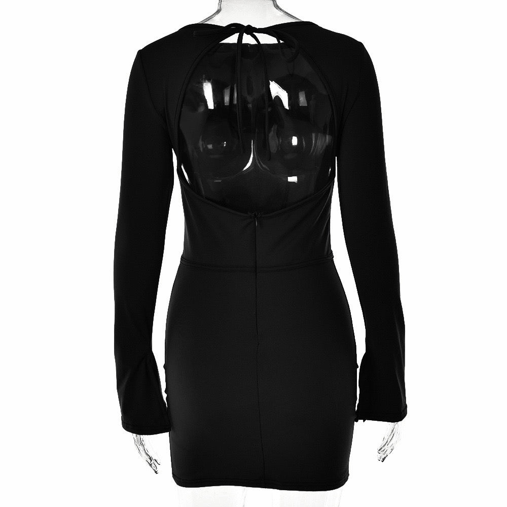 Mini dress with corset design - Ofri