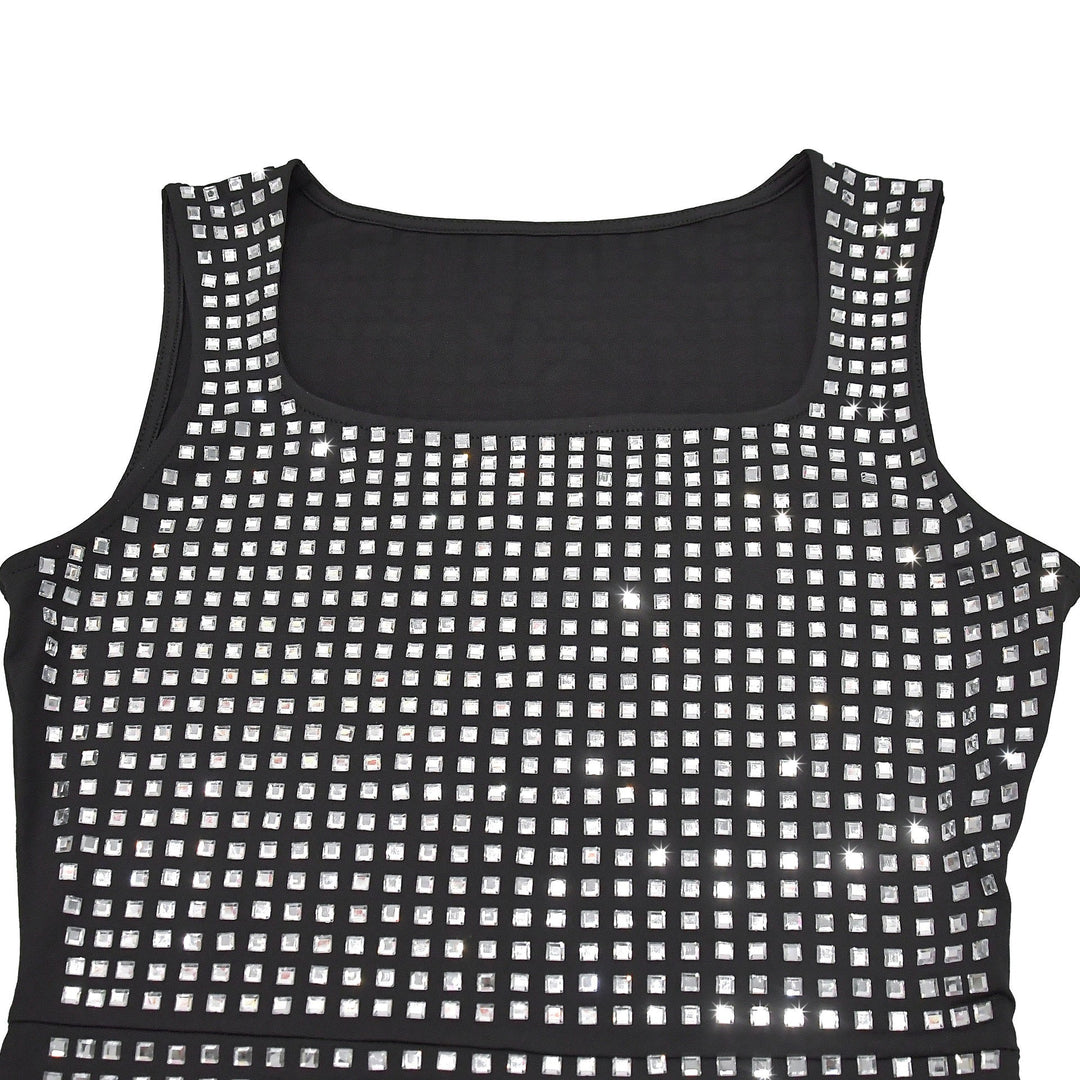 Sparkling rhinestone mini dress - SHON