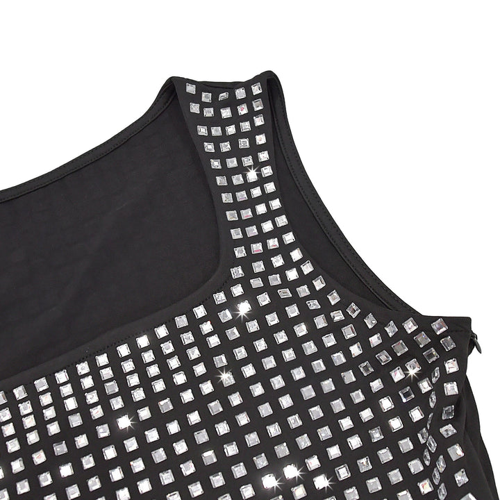 Sparkling rhinestone mini dress - SHON