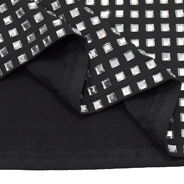 Sparkling rhinestone mini dress - SHON