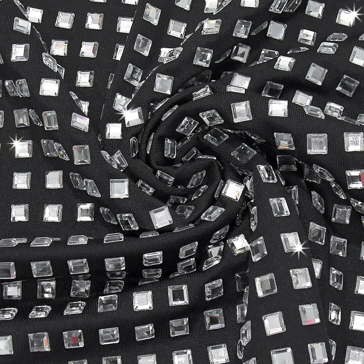 Sparkling rhinestone mini dress - SHON