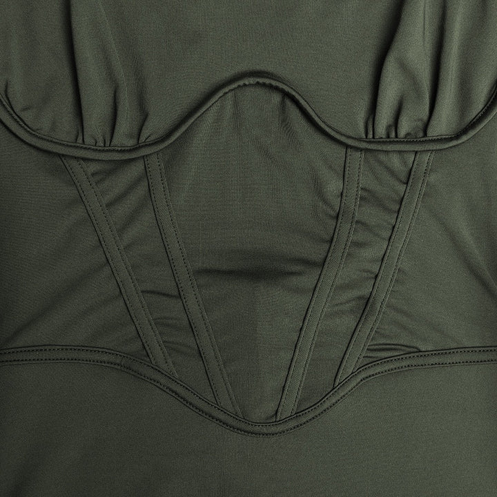 Mini dress with corset design - Ofri