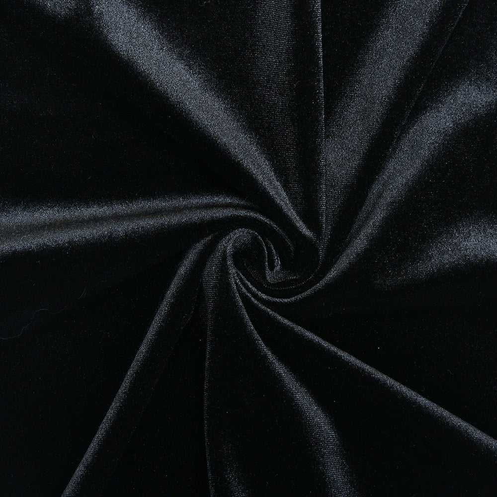 Elegant velvet maxi dress in chiffon design - Michaela