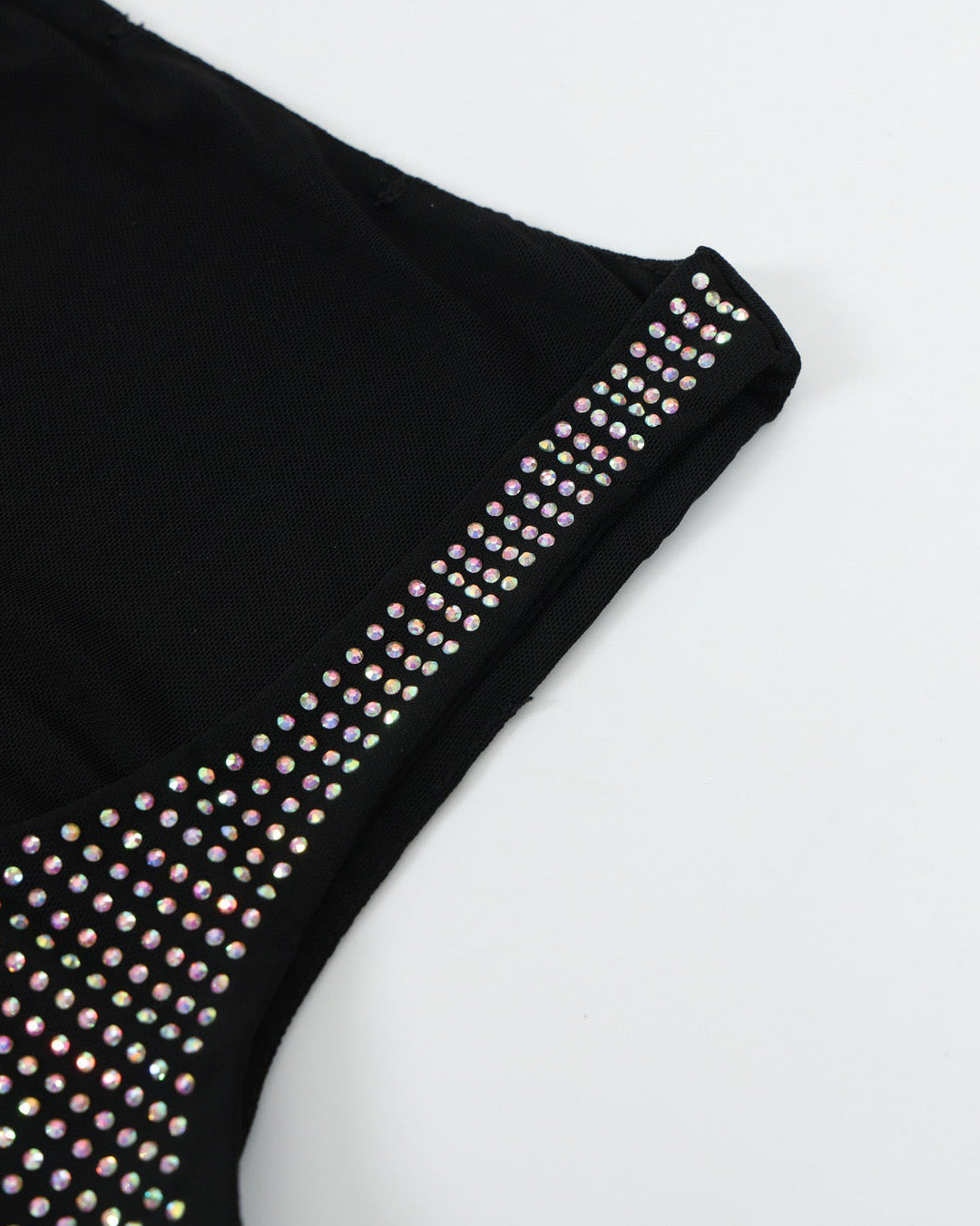 Maxi dress with sparkling rhinestone embellishments - DIEM
