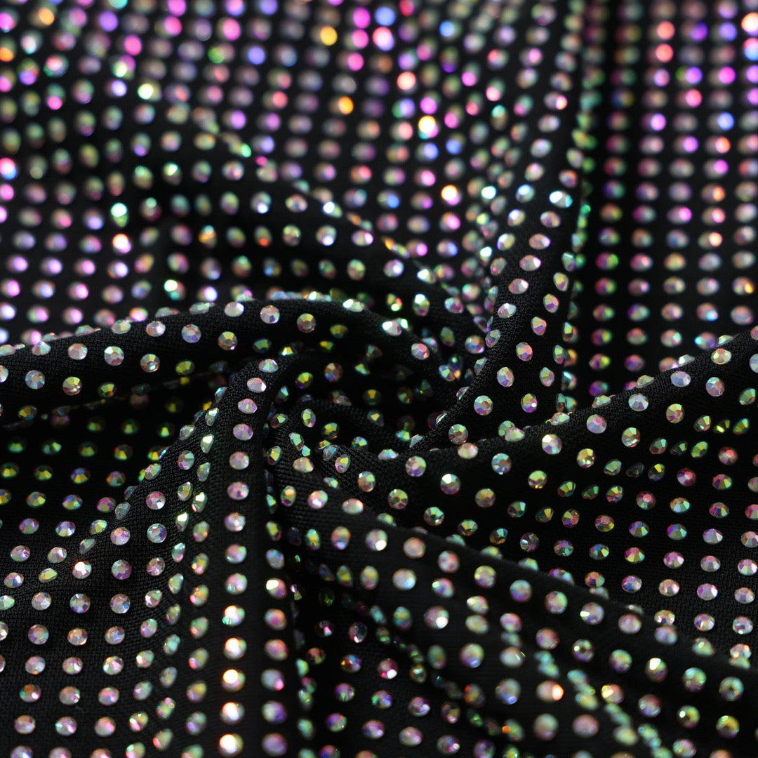 Maxi dress with sparkling rhinestone embellishments - DIEM