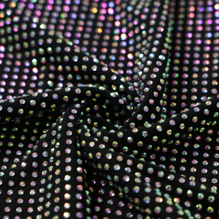 Maxi dress with sparkling rhinestone embellishments - DIEM