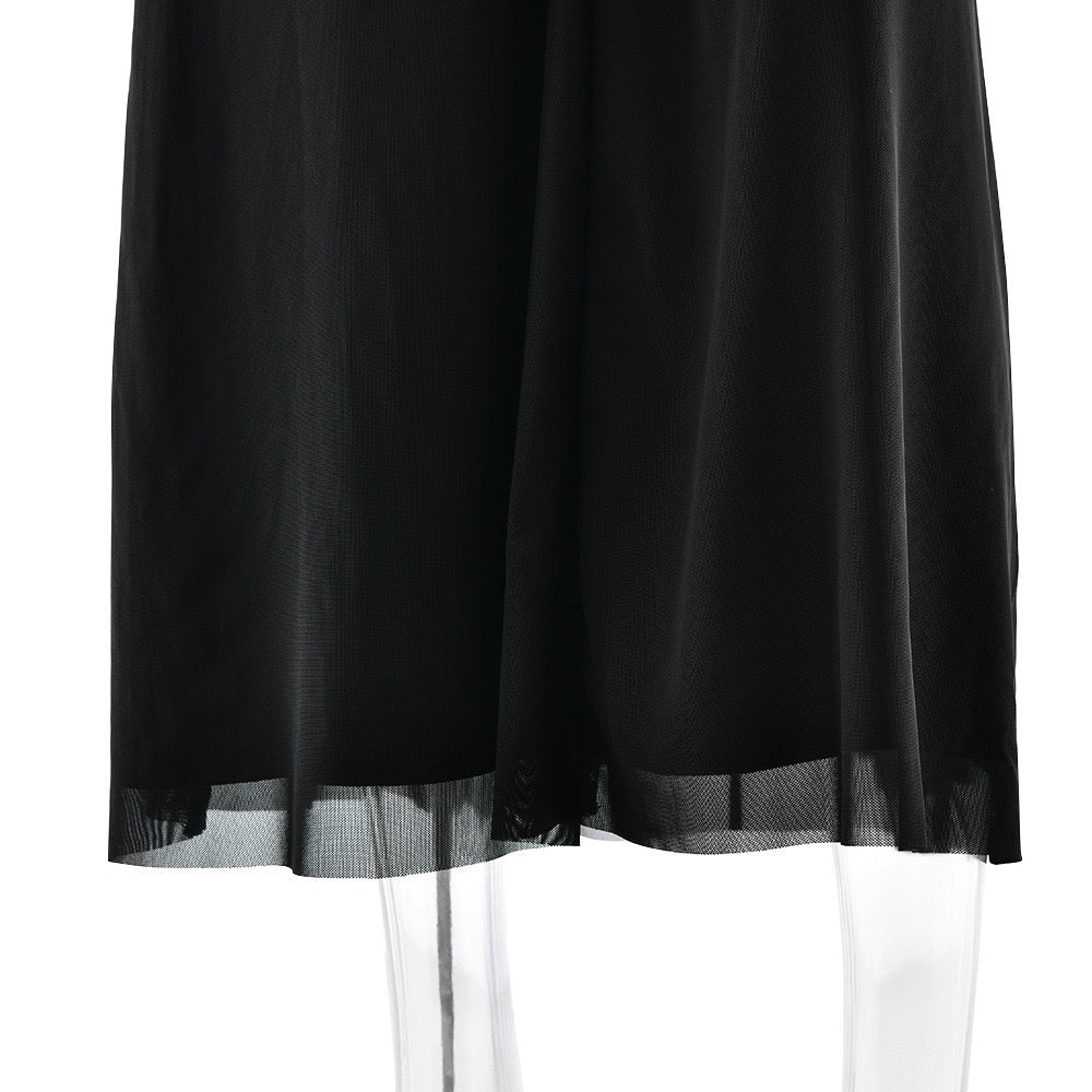 Maxi dress with gathered and chiffon design - Tsofiya