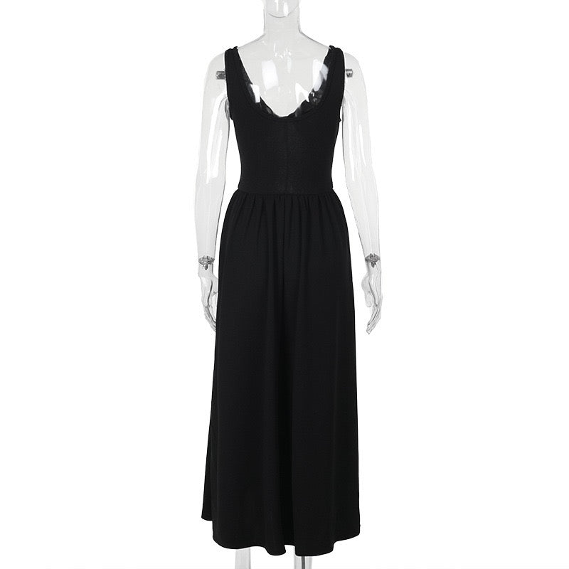 Maxi Dress with Lace Design - Einat