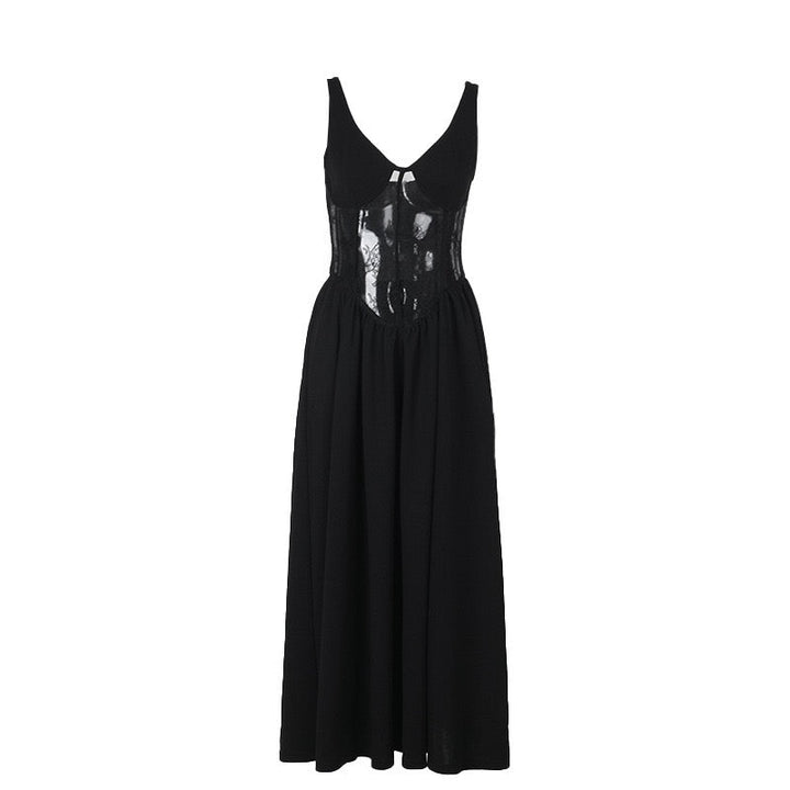 Maxi Dress with Lace Design - Einat