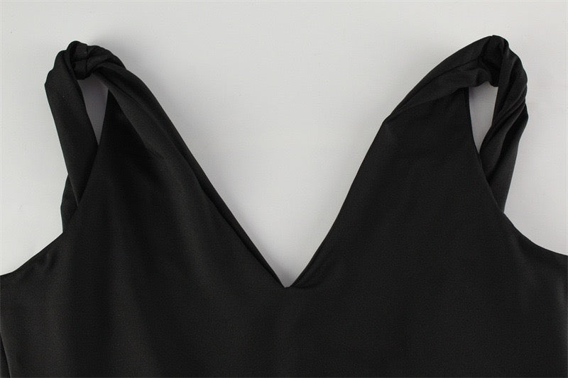 Elegant maxi dress with a lace corset design - FELIAN