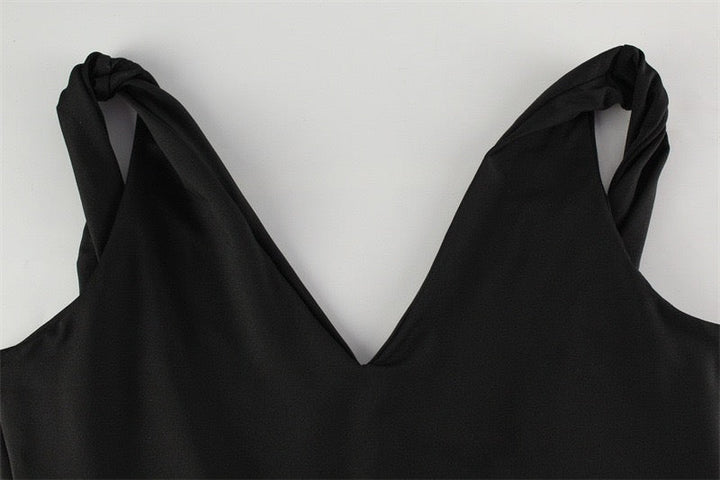 Elegant maxi dress with a lace corset design - FELIAN