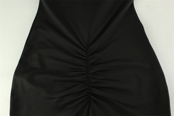Elegant maxi dress with a lace corset design - FELIAN