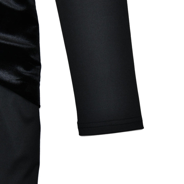 Maxi dress with velvet pleats - Sela