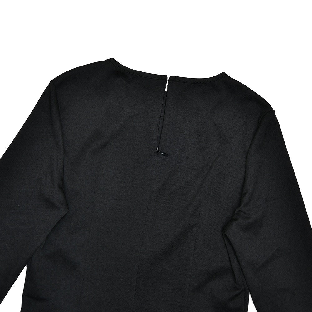 Maxi dress with velvet pleats - Sela