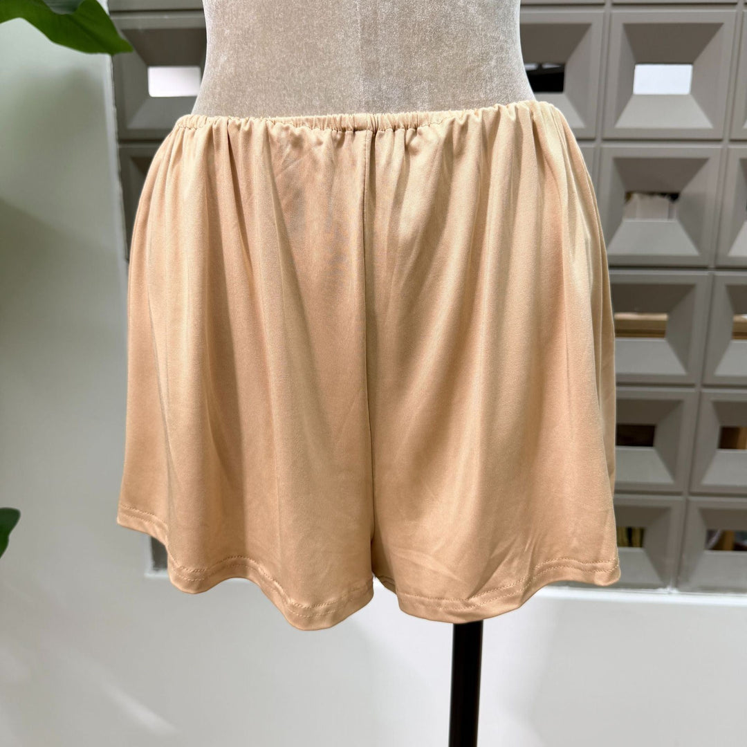 Joella - Pleated chiffon mini dress with exposed shoulders