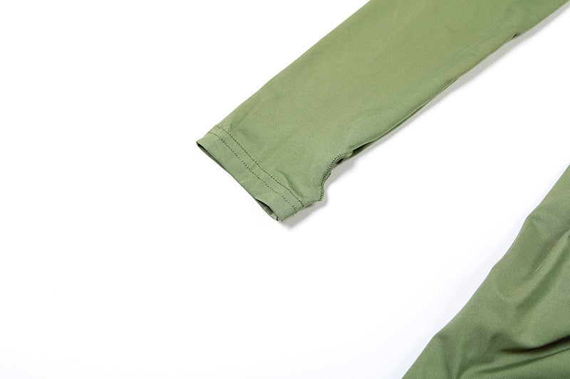 Elegant maxi turtleneck dress with gathered design and open back - DALIA