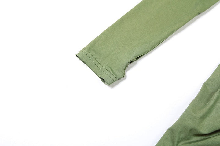 Elegant maxi turtleneck dress with gathered design and open back - DALIA