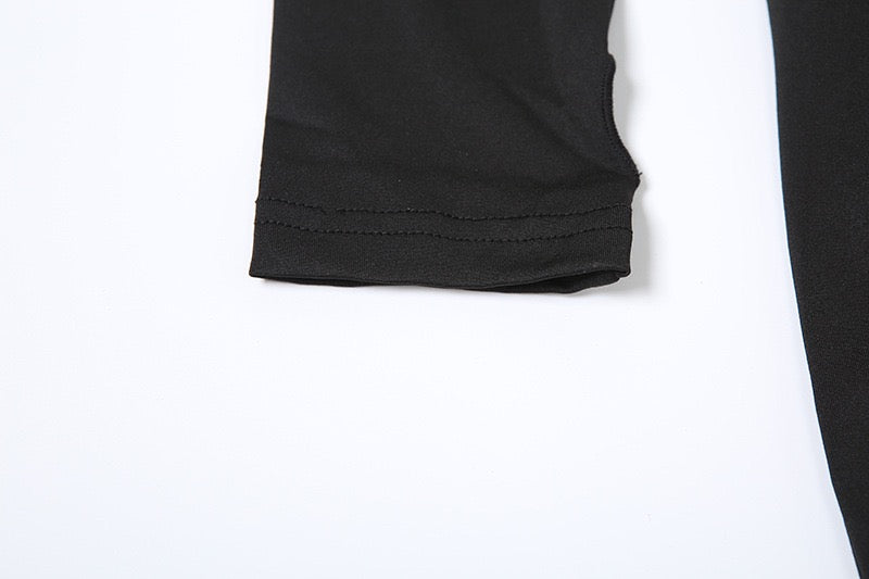 Elegant maxi turtleneck dress with gathered design and open back - DALIA