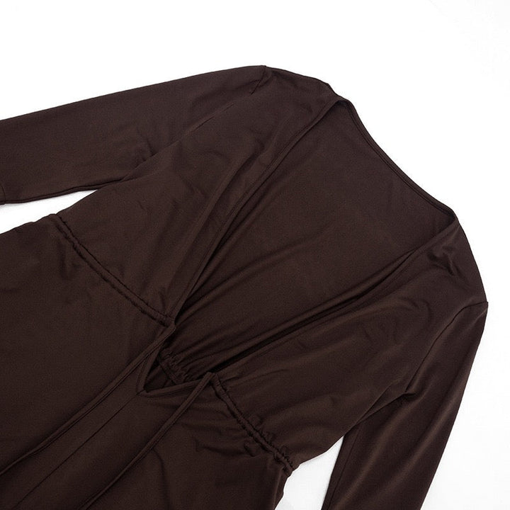Short jumpsuit with tie detailing – JANE