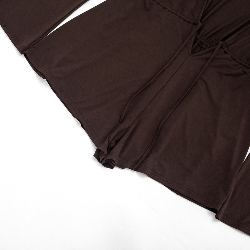 Short jumpsuit with tie detailing – JANE