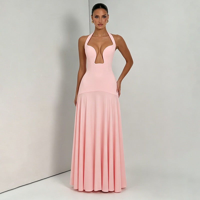 Open-back maxi dress – YAHELIA