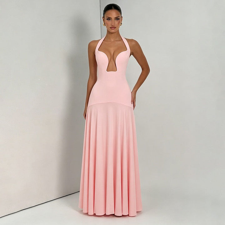 Open-back maxi dress – YAHELIA