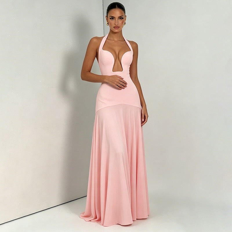 Open-back maxi dress – YAHELIA