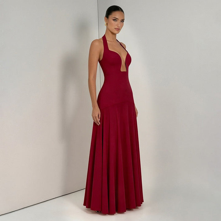 Open-back maxi dress – YAHELIA