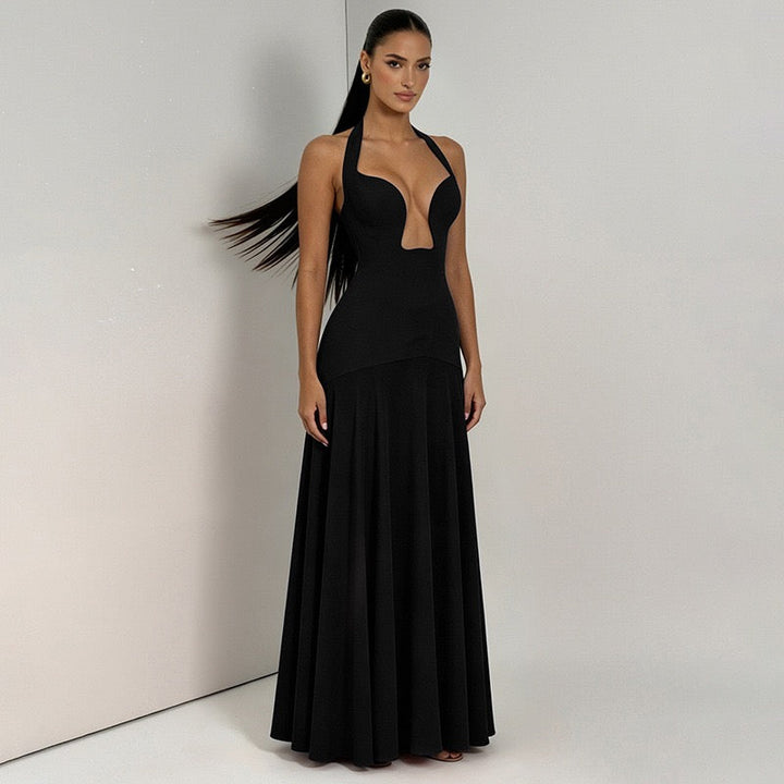 Open-back maxi dress – YAHELIA
