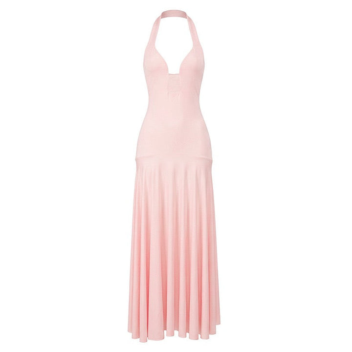 Open-back maxi dress – YAHELIA
