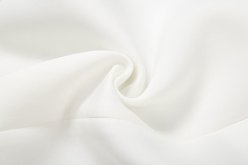 Elegant mini dress with lace trim - RITA