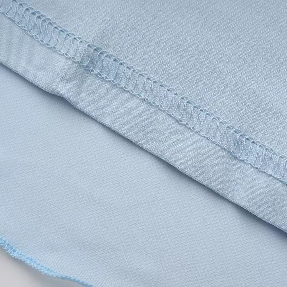 סט שני חלקים טופ סטרפלס וחצאית מקסי בעיטור צעיף תואם - פרנסיה