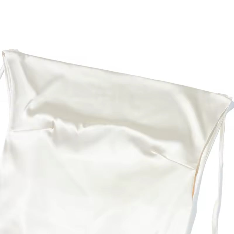 שמלת מקסי סאטן - עלית