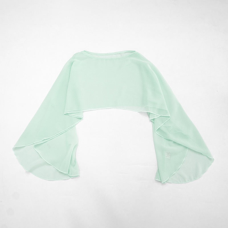 Ruched mini dress with chiffon overlay embellishments – Lily