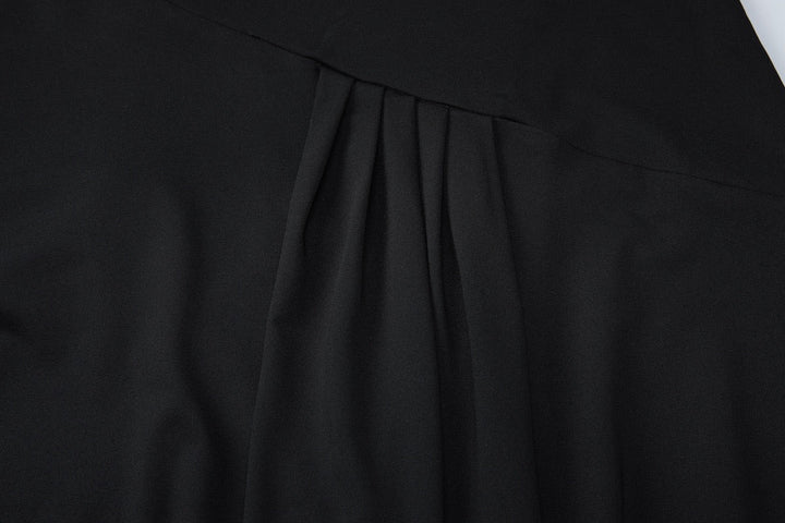 Genia - Midi dress with a halter tie and open back