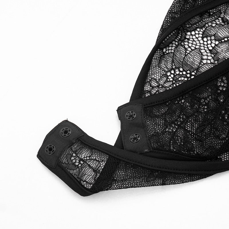 Two-piece set with a lace bodysuit and ruched mini skirt with a train – Shenina