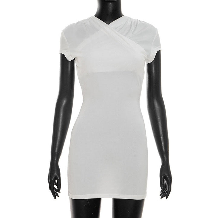 Fitted open-back mini dress – Yaz