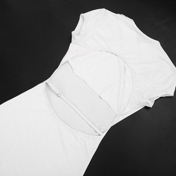 Fitted open-back mini dress – Yaz