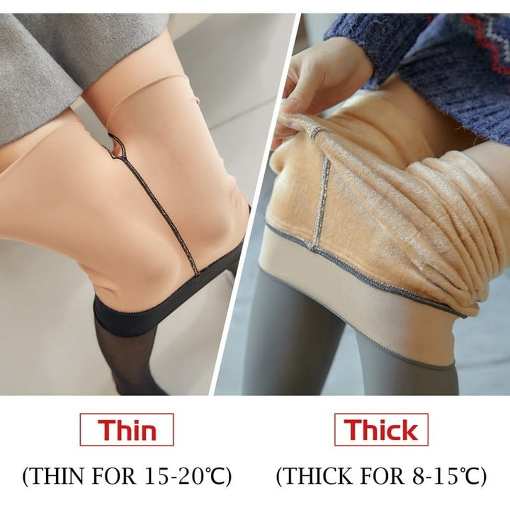 Thermal tights/leggings with or without fur in a variety of colors