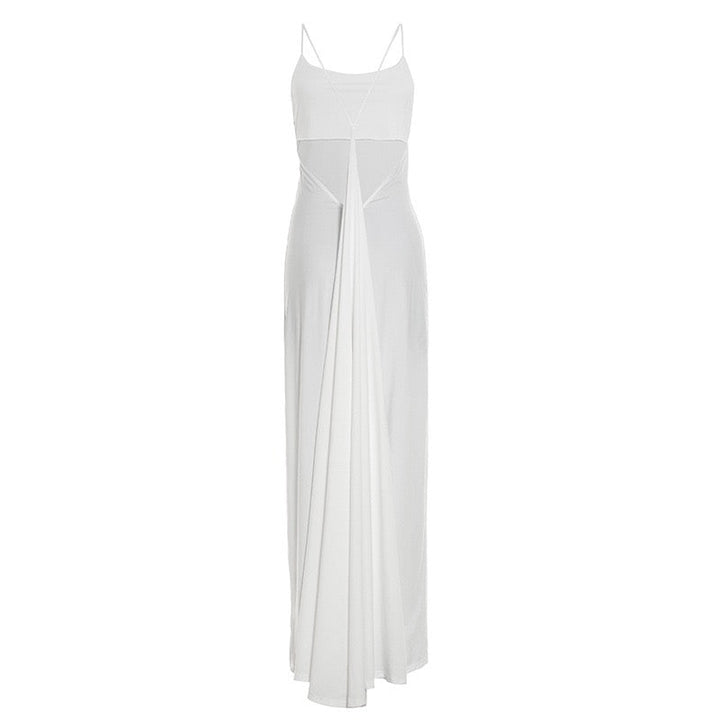 Open-back maxi dress – YALINA
