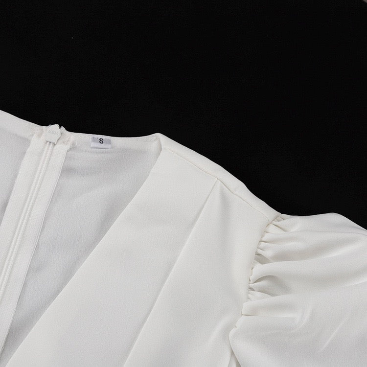 Midi dress with button embellishments – Tallinn