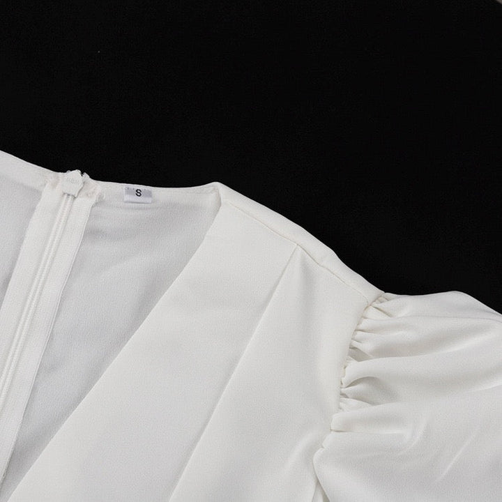 Midi dress with button embellishments – Tallinn