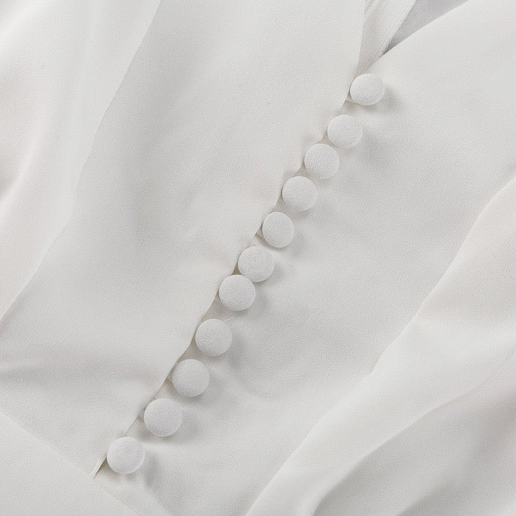 Midi dress with button embellishments – Tallinn
