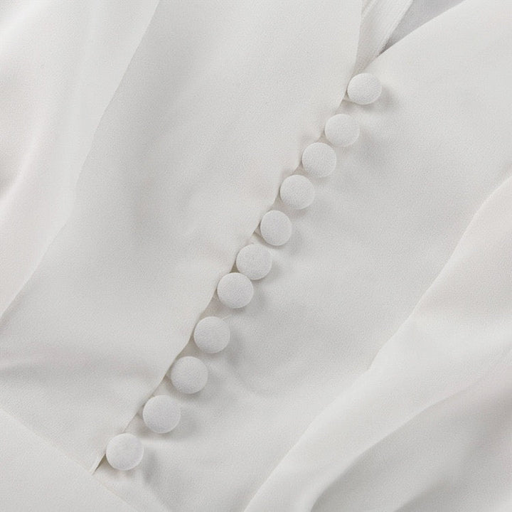 Midi dress with button embellishments – Tallinn